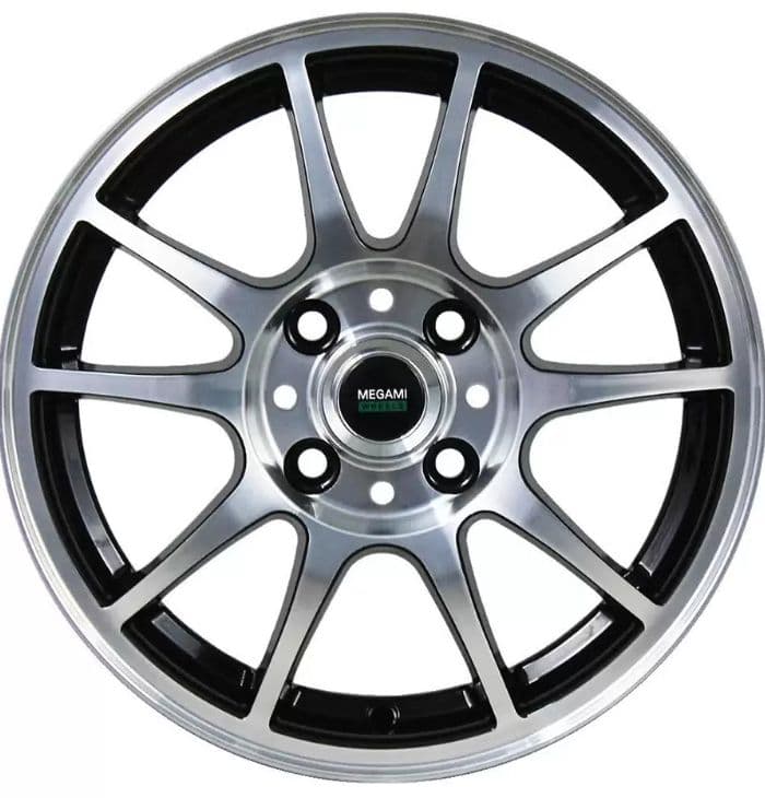 Megami MGM-17 6x15 4x100 ET37 DIA60.1 BKF 