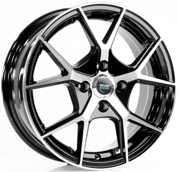 Megami MGM-18 5.5x14 4x100 ET40 DIA57.1 BKF 