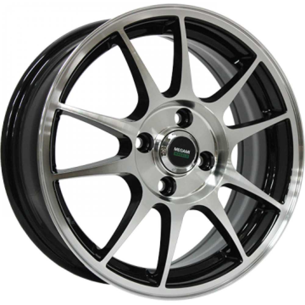 Megami MGM-5 6x15 5x114.3 ET43 DIA66.1 BKF 
