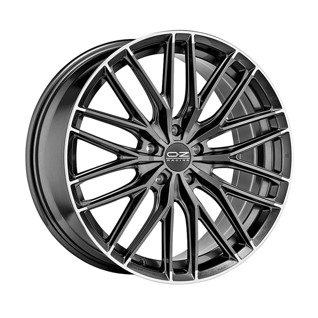 OZ Racing Gran Turismo HLT 9.5x20 5x112 ET35 DIA75 Star Graphite Diamond Lip 