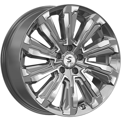 Premium Series КР1061 8x20 5x112 ET39 DIA66.6 Diamond Gloss Graphite 