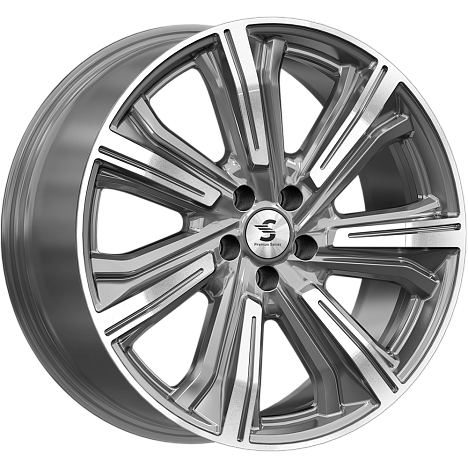 Premium Series КР1067 8.5x20 5x114.3 ET54 DIA67.1 Diamond Gloss Graphite 