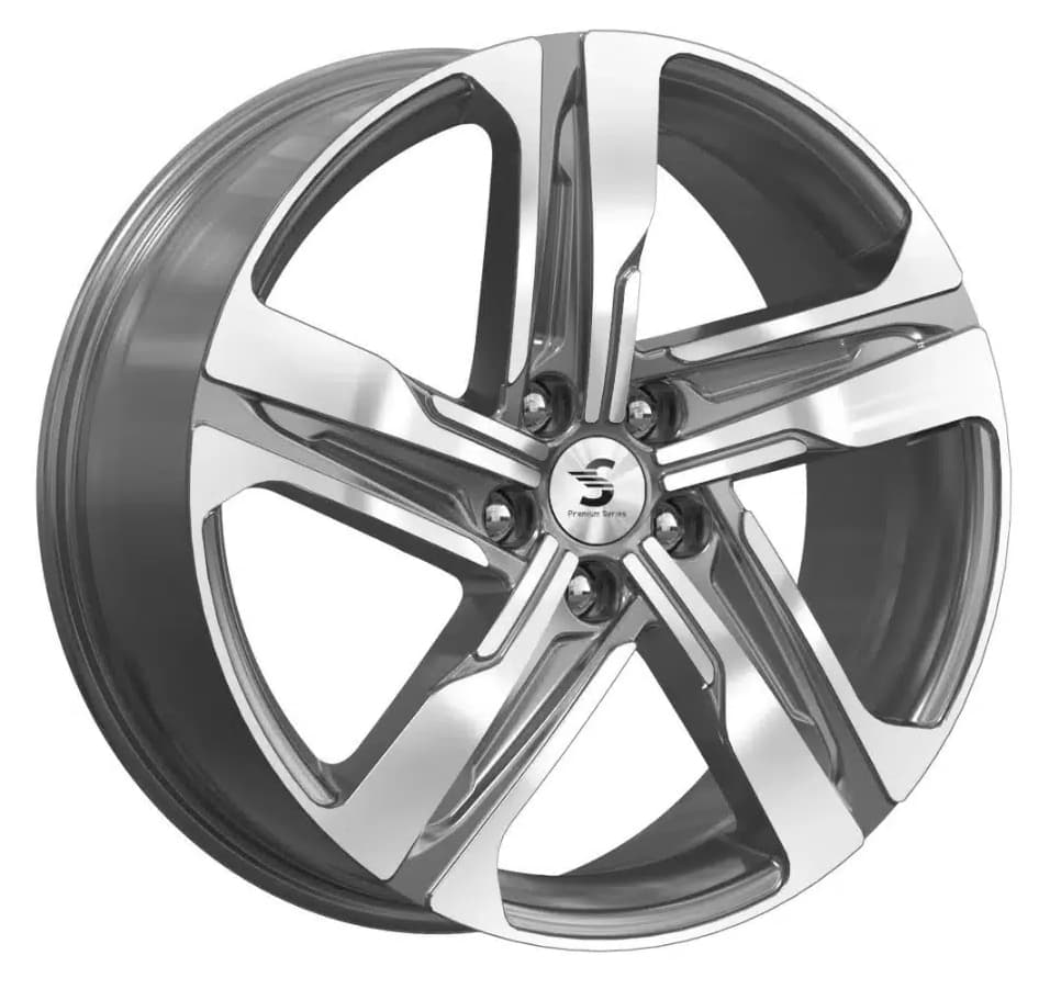 Premium Series KP004 7.5x19 5x114.3 ET53 DIA67.1 Diamond Gloss Graphite