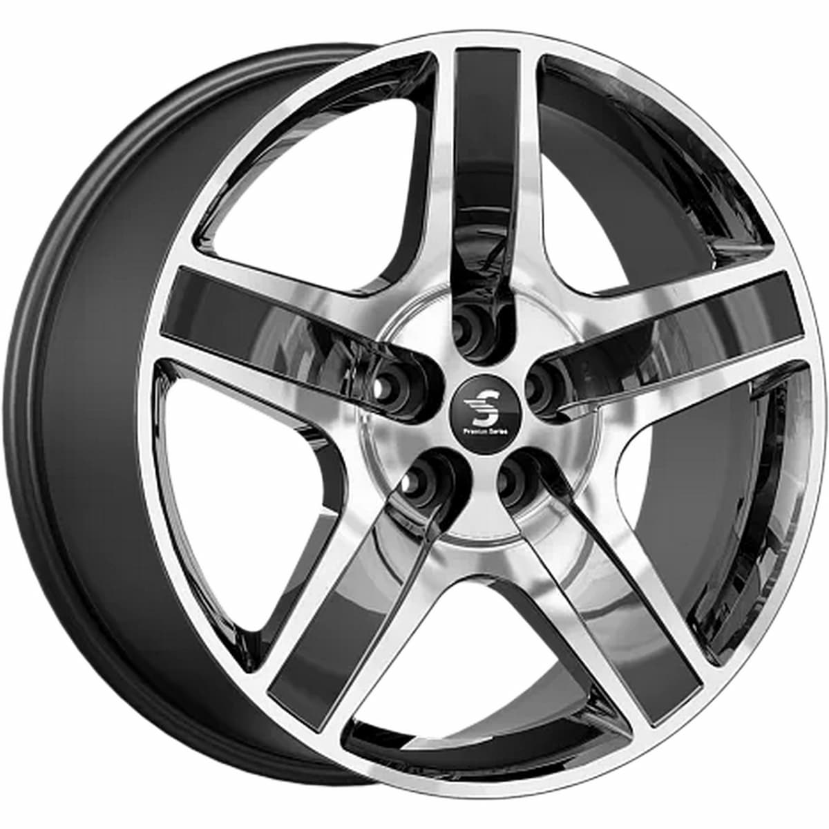 Premium Series KP008 8.5x20 5x120 ET41.5 DIA66.1 Diamond Black Gris 