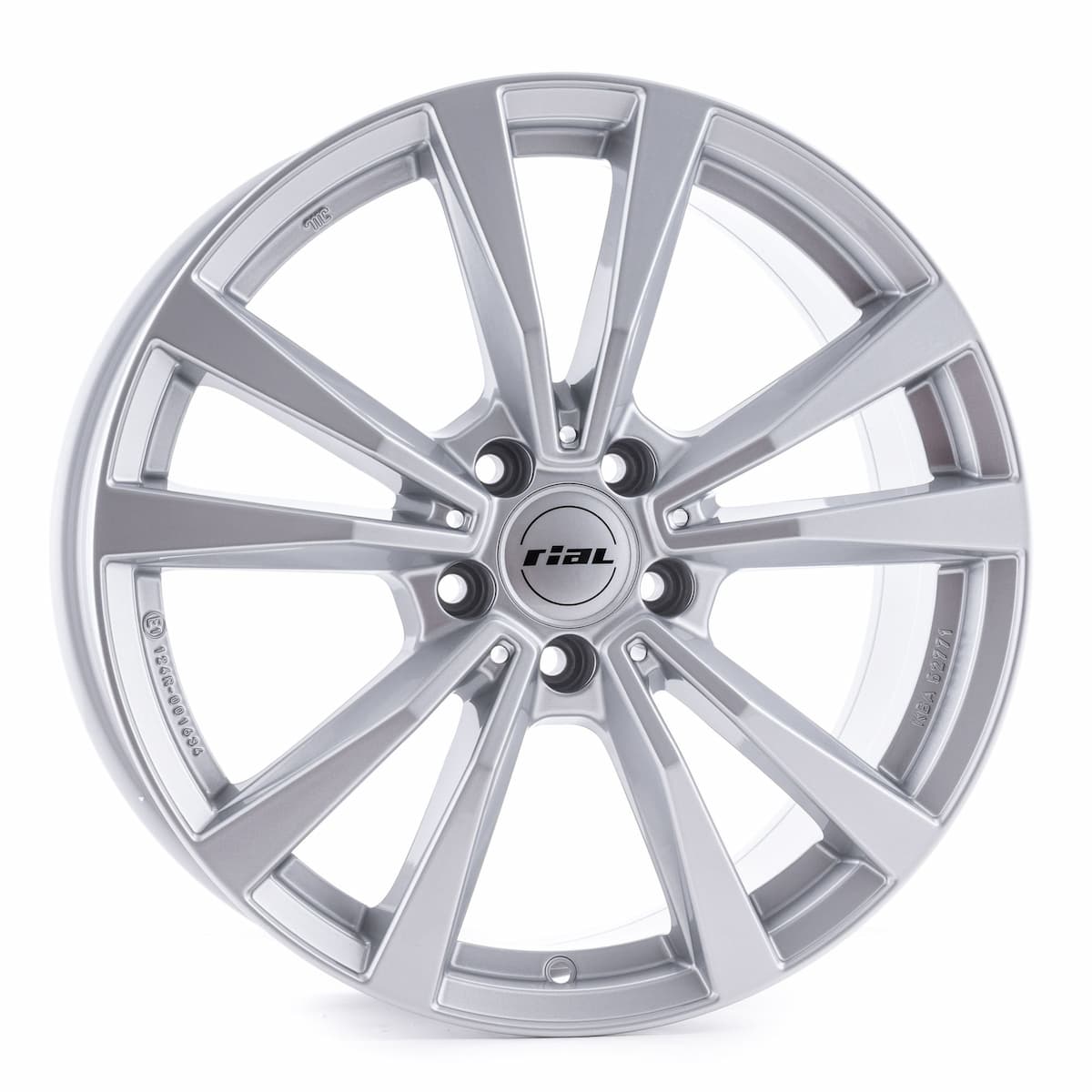 Rial M12 9x20 5x112 ET48 DIA66.5 polar silver 