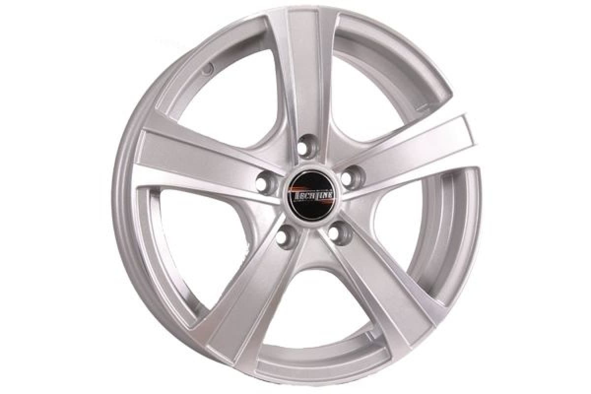 Tech Line 539 6x15 5x100 ET38 DIA57.1 Silver 